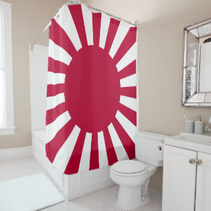 Wachsende Sonnenflagge Duschvorhang