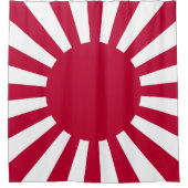 Wachsende Sonnenflagge Duschvorhang (Vorderseite)