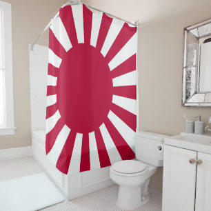 Wachsende Sonnenflagge Duschvorhang