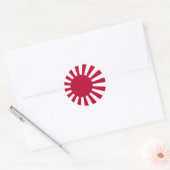 Wachsende Sonnenflagge Runder Aufkleber (Umschlag)