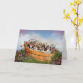 Wachsende Welpen ArtCard Karte (Gelbe Blume)