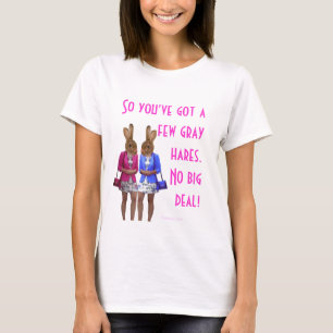 Wachsender alter Spaß der lustigen Frauen T-Shirt