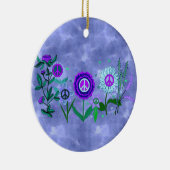 Wachsender Frieden Keramikornament (Rechts)