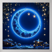 Wachsender Halbmond Poster (Vorne)