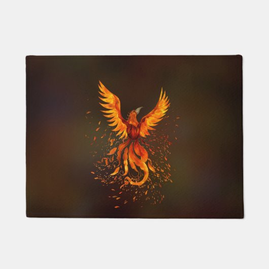 Wachsender Phoenix-Vogel Fußmatte (Vorderseite)