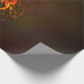 Wachsender Phoenix-Vogel Geschenkpapier (Ecke)