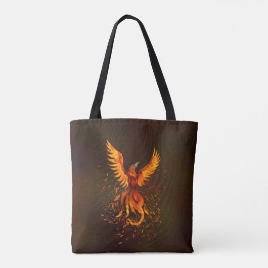 Wachsender Phoenix-Vogel Tasche (Rückseite)