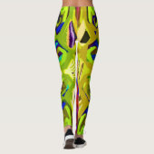 Wachsender Schmetterling auf Leggings (Rückseite)