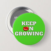 Wachsender Tomaten-Button Button (Vorne & Hinten)