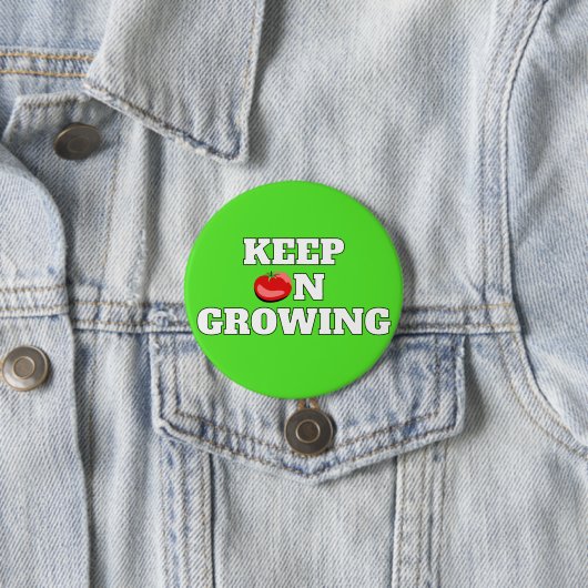 Wachsender Tomaten-Button Button (Beispiel)
