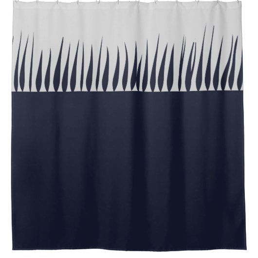 Wachsendes Blau Duschvorhang (Vorderseite)