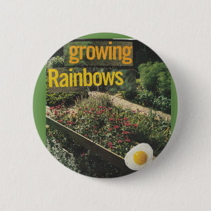 Wachsendes Button der Regenbogen-
