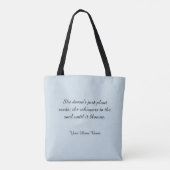 Wachsendes Herz: Botanischer Mutter-Tote Tasche (Rückseite)