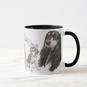Wachsendes hohes Saluki Tasse