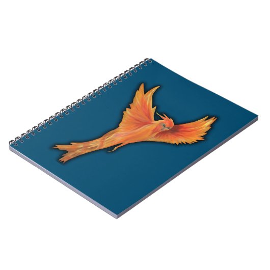 Wachsendes Phoenix Journal Notizblock (Linke Seite)