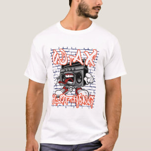 Wachskleidung alter Hip Hop Designer T - Shirt