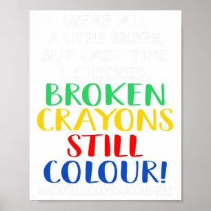 Wachsmalstifte färben weiterhin Grafik zur Sensibi Poster