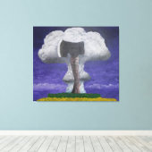 Wachstum der Aggressionsfantasie Abstrakt Leinwanddruck (Insitu (Holzboden))