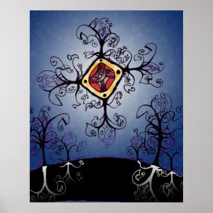 Wachstum der Fantasie Poster