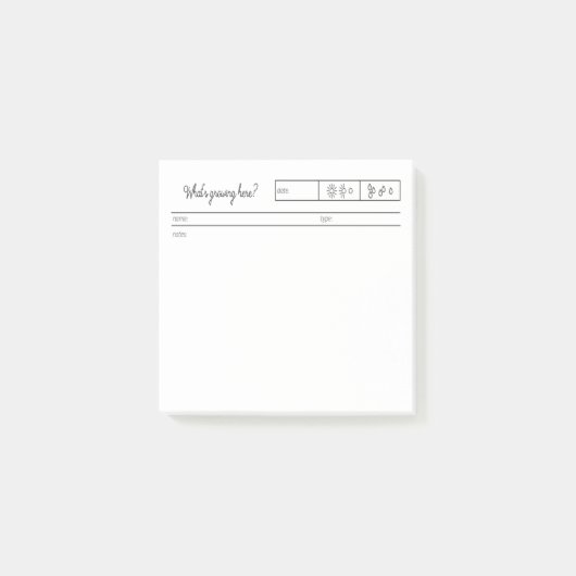 Wachstum der Gardner Post-it Klebezettel (Vorderseite)