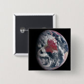 Wachstum der Pflanze auf dem Planeten Erde. Button (Vorne & Hinten)