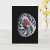 Wachstum der Pflanze auf dem Planeten Erde. Karte (Gelbe Blume)