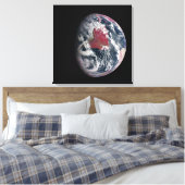 Wachstum der Pflanze auf dem Planeten Erde. Leinwanddruck (Insitu (Schlafzimmer))