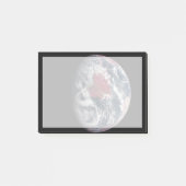 Wachstum der Pflanze auf dem Planeten Erde. Post-it Klebezettel (Vorderseite)