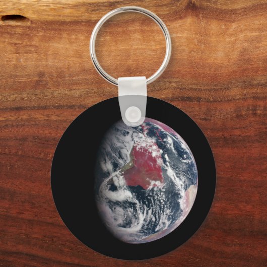 Wachstum der Pflanze auf dem Planeten Erde. Schlüsselanhänger (Vorderseite)