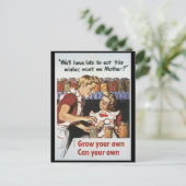 Wachstum des 2. Weltkriegs Postkarte (Stehend Vorderseite)