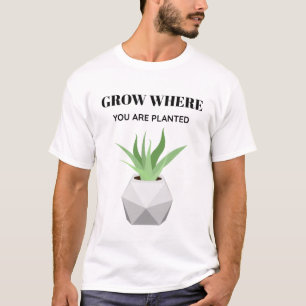 Wachstum dort, wo man T-Shirt pflanzt   Positive Z