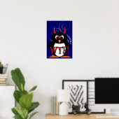 WACHSTUM? Evil Penguin™ Poster (Heimbüro)