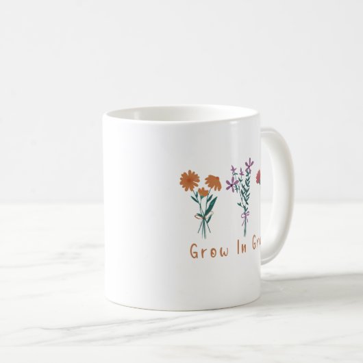 Wachstum in Grace Christliche Tasse (VorderseiteRechts)