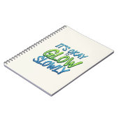 Wachstum in Ihrem eigenen Tempo Notizblock (Linke Seite)