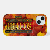 "Wachstum in Träumen" Inspirationssatz iPhone 15 Hülle (Rückseite (Horizontal))