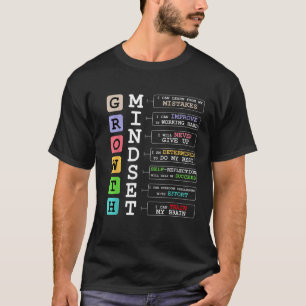 Wachstum Mindse Positive Schule Lehrer Gi T-Shirt