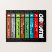 Wachstum Mindset Funny Classroom Brain Motivation Puzzle (Horizontal)