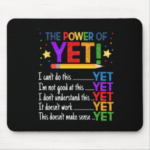Wachstum Mindset Lehrer Kindness Power von yet Ins Mousepad
