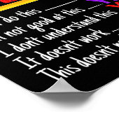 Wachstum Mindset Lehrer Kindness Power von yet Ins Poster (Ecke)