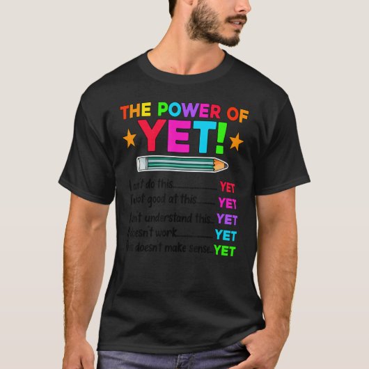 Wachstum Mindset Lehrer Kindness Power von yet Ins T-Shirt (Vorderseite)