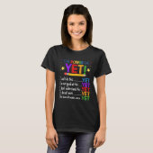 Wachstum Mindset Lehrer Kindness Power von yet Ins T-Shirt (Vorne ganz)