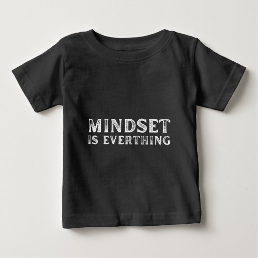Wachstum Mindset Unternehmer Lehrer Fitness Motiva Baby T-shirt (Vorderseite)