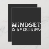 Wachstum Mindset Unternehmer Lehrer Fitness Motiva Dankeskarte (Vorne/Hinten)
