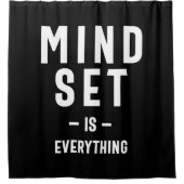 Wachstum Mindset Unternehmer Lehrer Fitness Motiva Duschvorhang (Vorderseite)