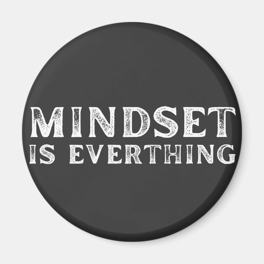 Wachstum Mindset Unternehmer Lehrer Fitness Motiva Magnet (Vorne)