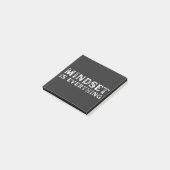 Wachstum Mindset Unternehmer Lehrer Fitness Motiva Post-it Klebezettel (angewinkelt)