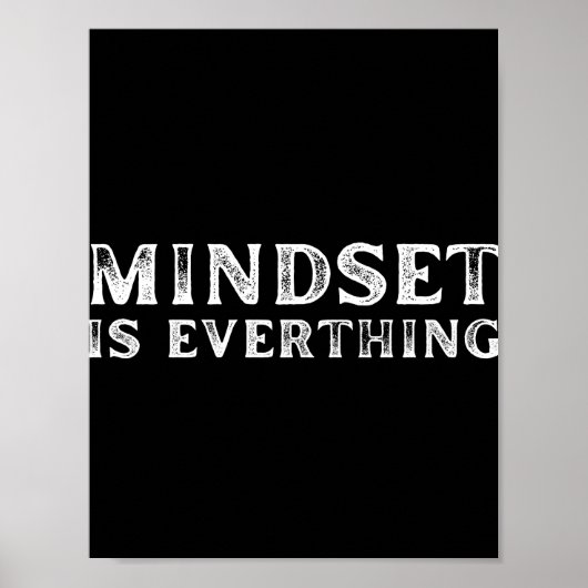 Wachstum Mindset Unternehmer Lehrer Fitness Motiva Poster (Vorne)