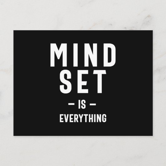 Wachstum Mindset Unternehmer Lehrer Fitness Motiva Postkarte (Vorderseite)