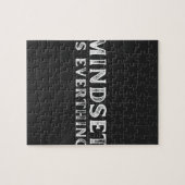 Wachstum Mindset Unternehmer Lehrer Fitness Motiva Puzzle (Horizontal)