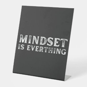 Wachstum Mindset Unternehmer Lehrer Fitness Motiva Sockelschild